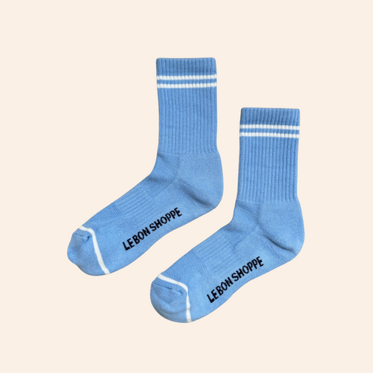 Boyfriend Socks - French Blue