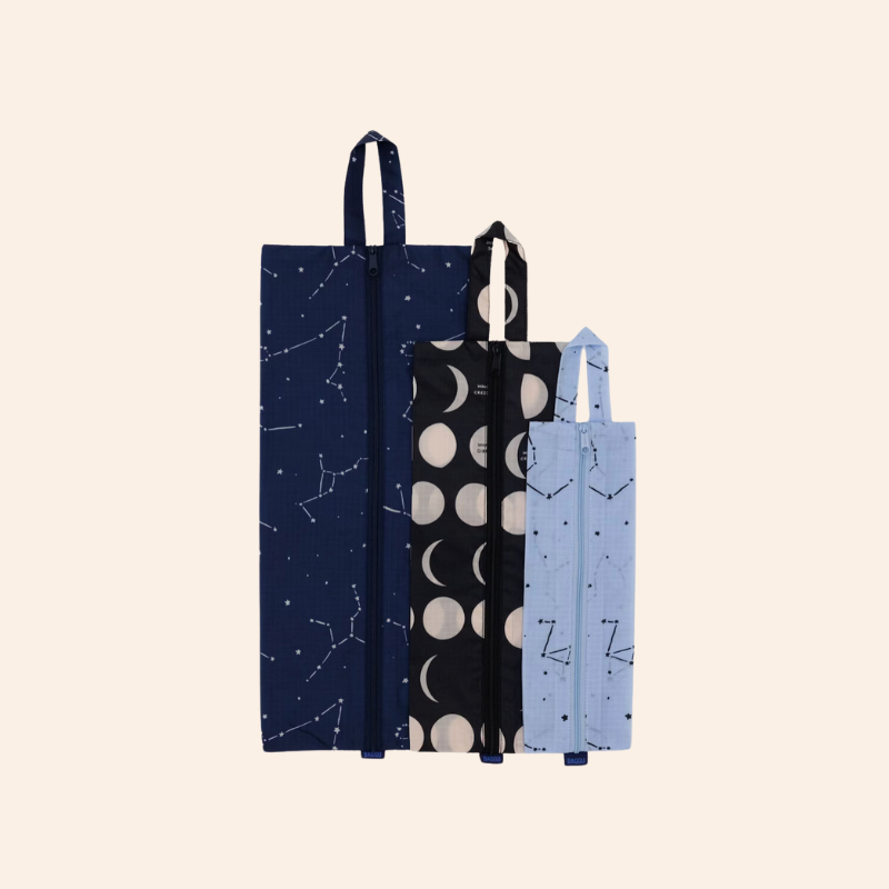 Baggu 3D Zip Set - Night Sky