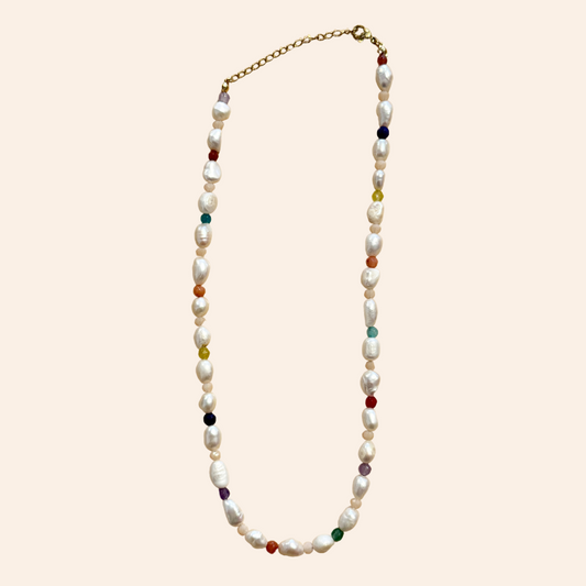 Freshwater Pearl Beaded Necklace