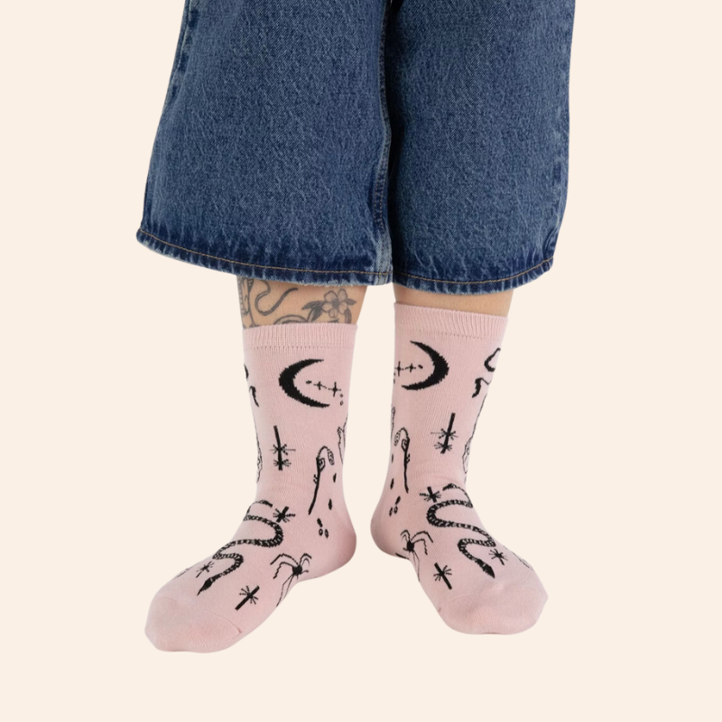 Baggu Crew Socks - Ballet Icons