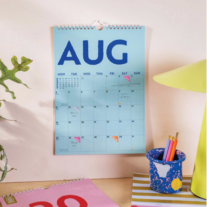 2025 Calendar - Colourburst