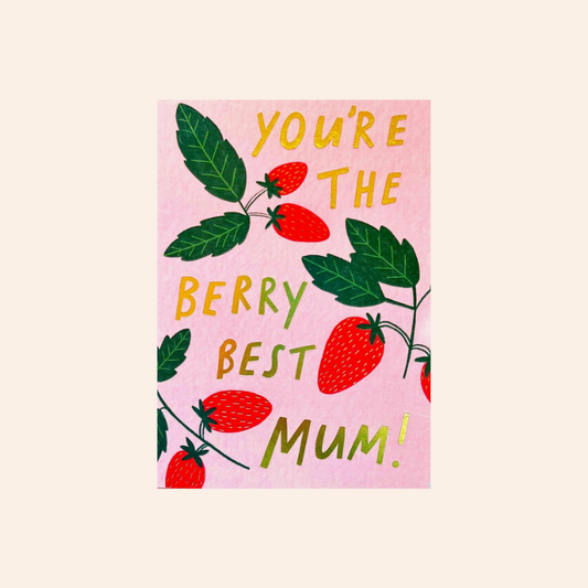 Berry Best Mum Card