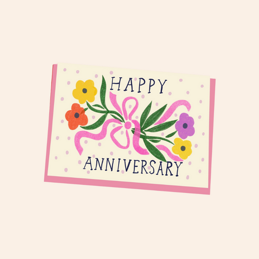 Anniversary Flower Bunch Card