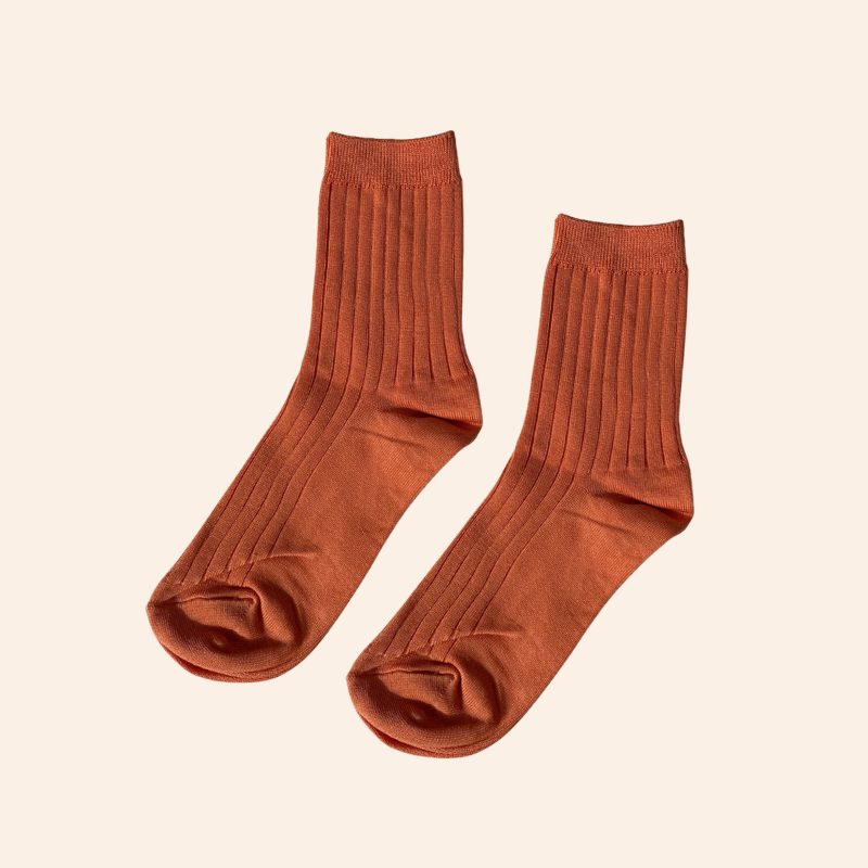 Her Socks - Tangerine