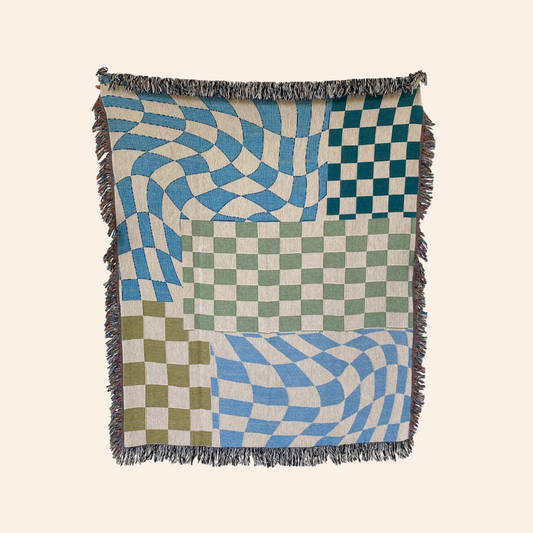 Woven Throw - All Checks Out