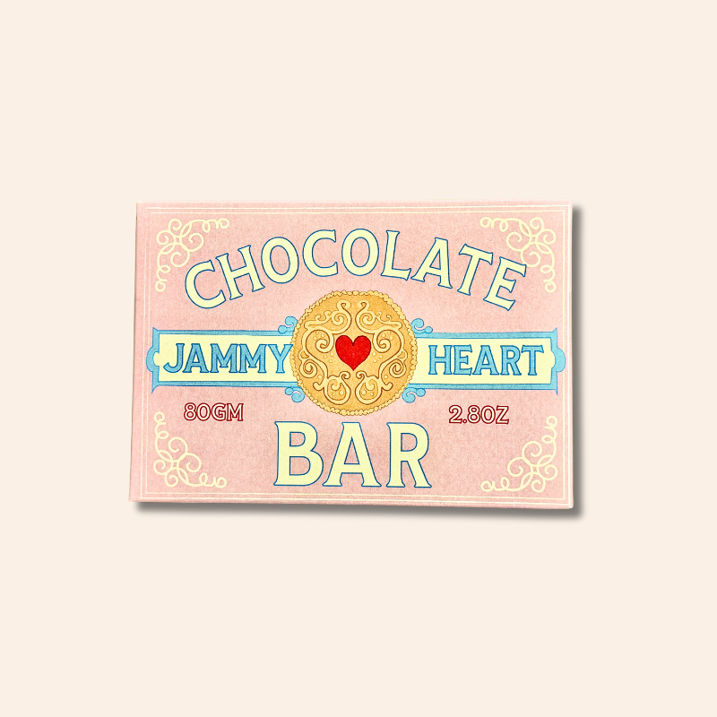 Jammy Heart Chocolate Bar