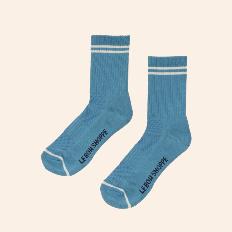 Boyfriend Socks - Ocean Blue