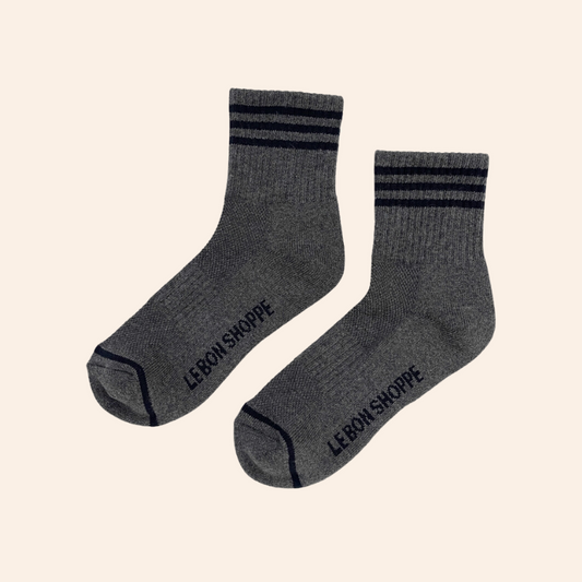 Girlfriend Socks - Soot