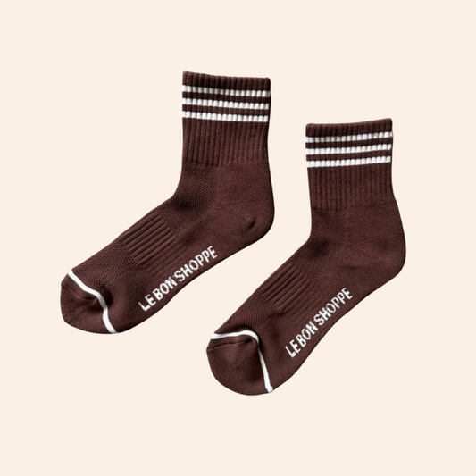 Girlfriend Socks - Mahogany