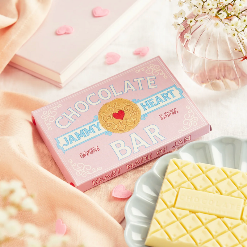 Jammy Heart Chocolate Bar