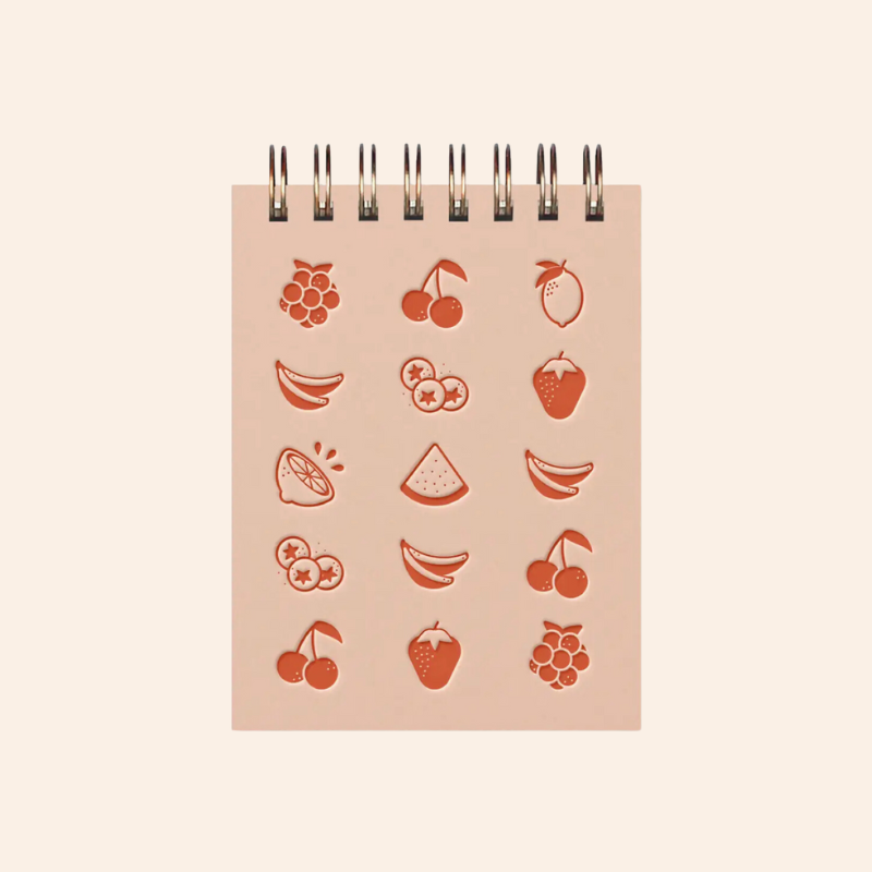 Mini Jotter Notebook -  Fruity