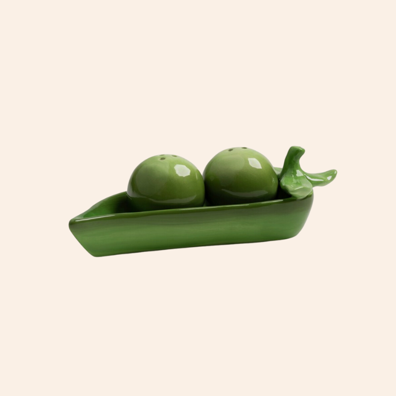 Salt and Pepper Shakers - Pea Pod