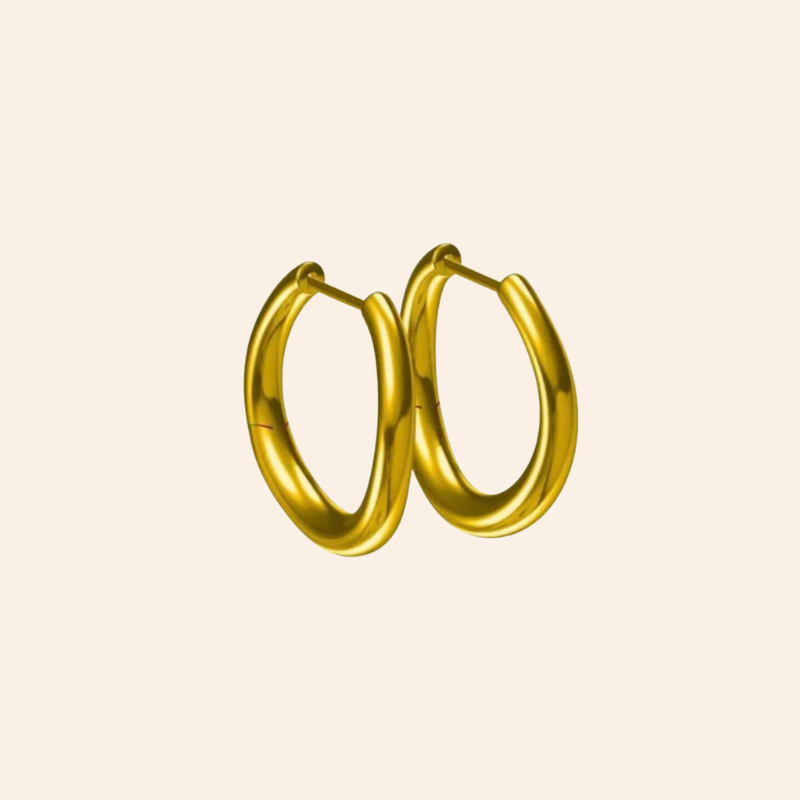 Wobbly Classic Hoops - Gold