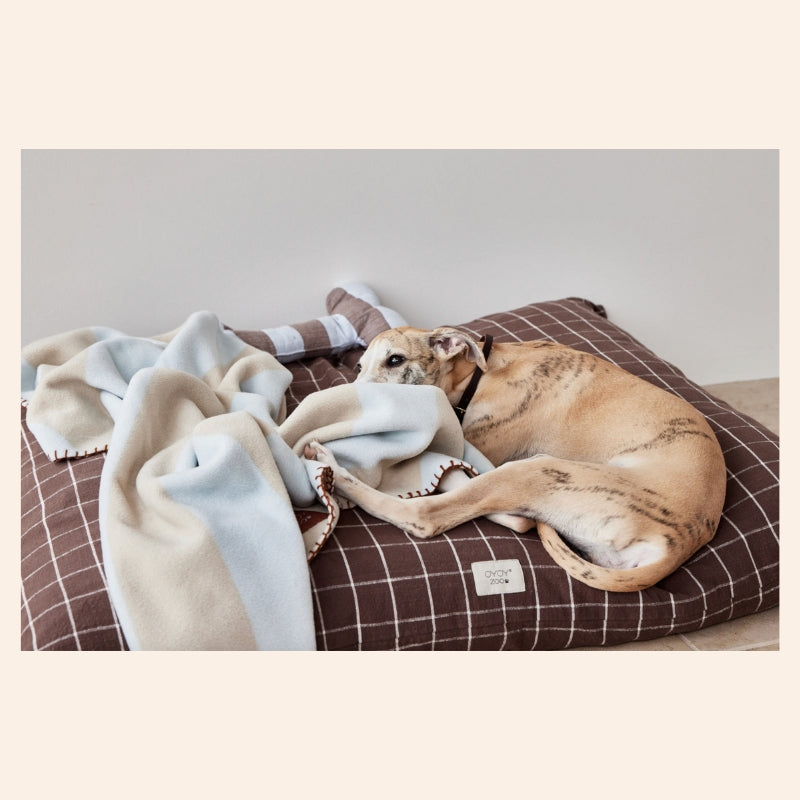 Kaya Dog Blanket - Ice Blue