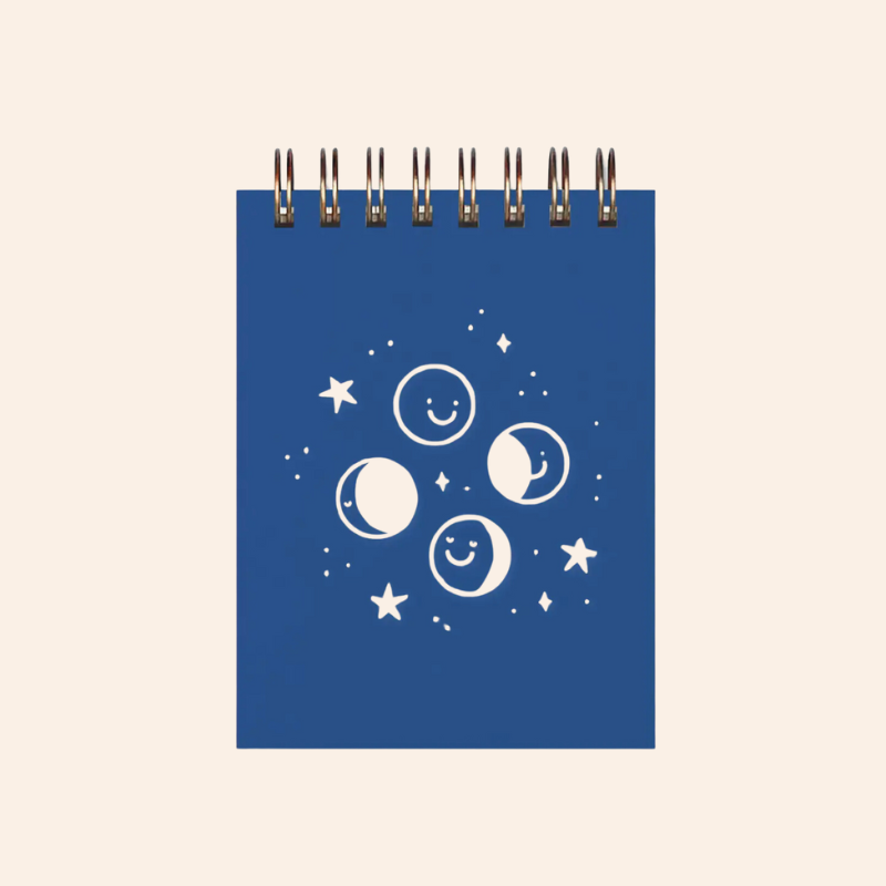 Mini Jotter Notebook -  Moon Phases