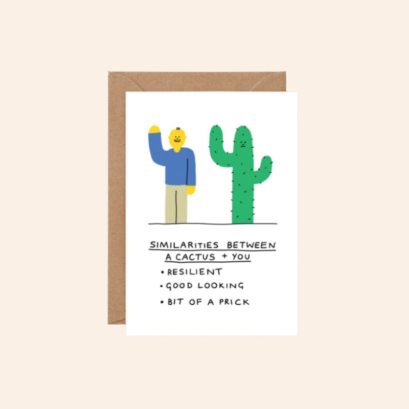 Cactus Vs You Card