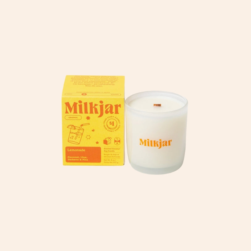 Milkjar Candle - Lemonade