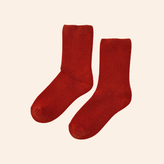 Cloud Socks - Burnt Orange