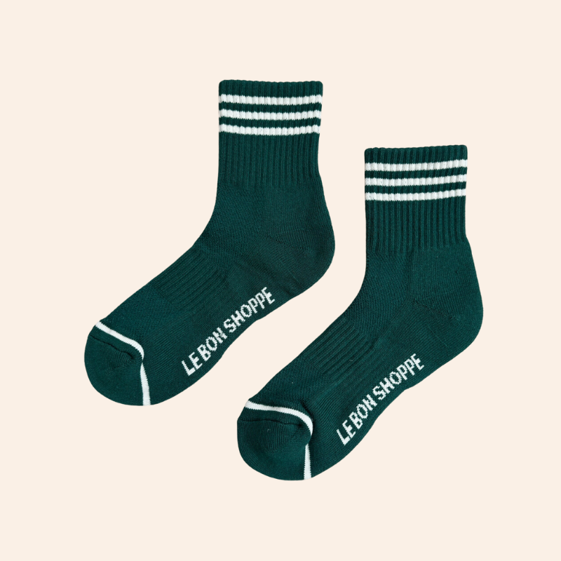 Girlfriend Socks - Hunter Green