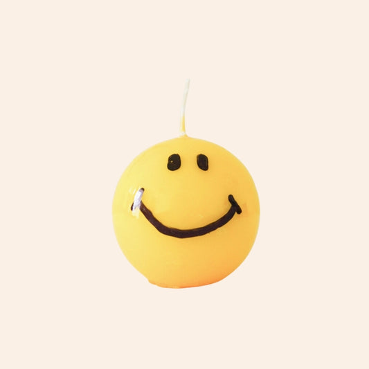 Smiley Face Candle