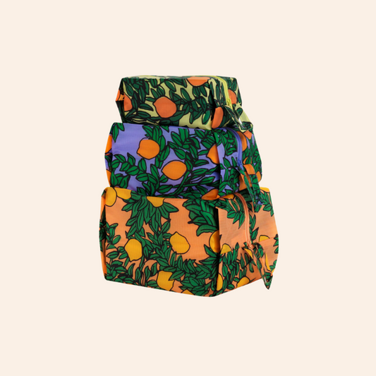 Baggu 3D Zip Set - Orange Trees