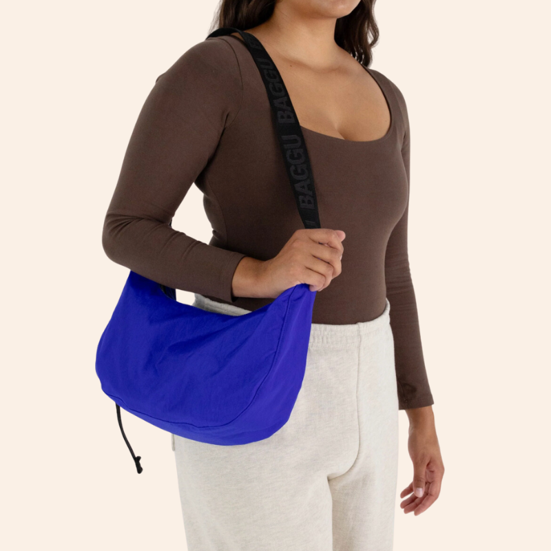 Baggu Crescent Bag - Lapis Blue