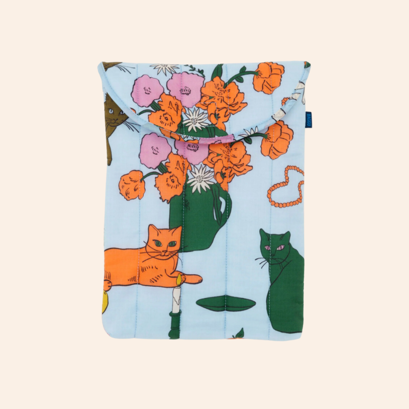 Baggu Laptop Sleeve - Table Cats