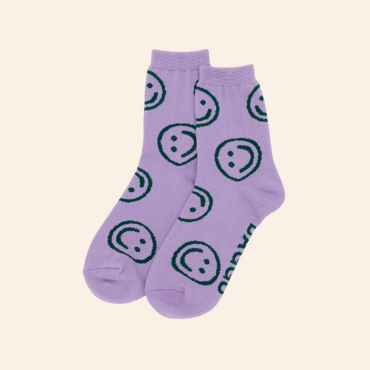 Baggu Happy Socks - Lavender