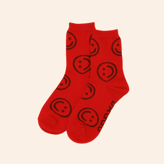 Baggu Happy Socks - Red