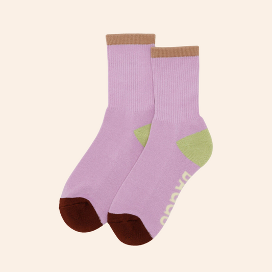 Baggu Ribbed Socks - Peony Mix