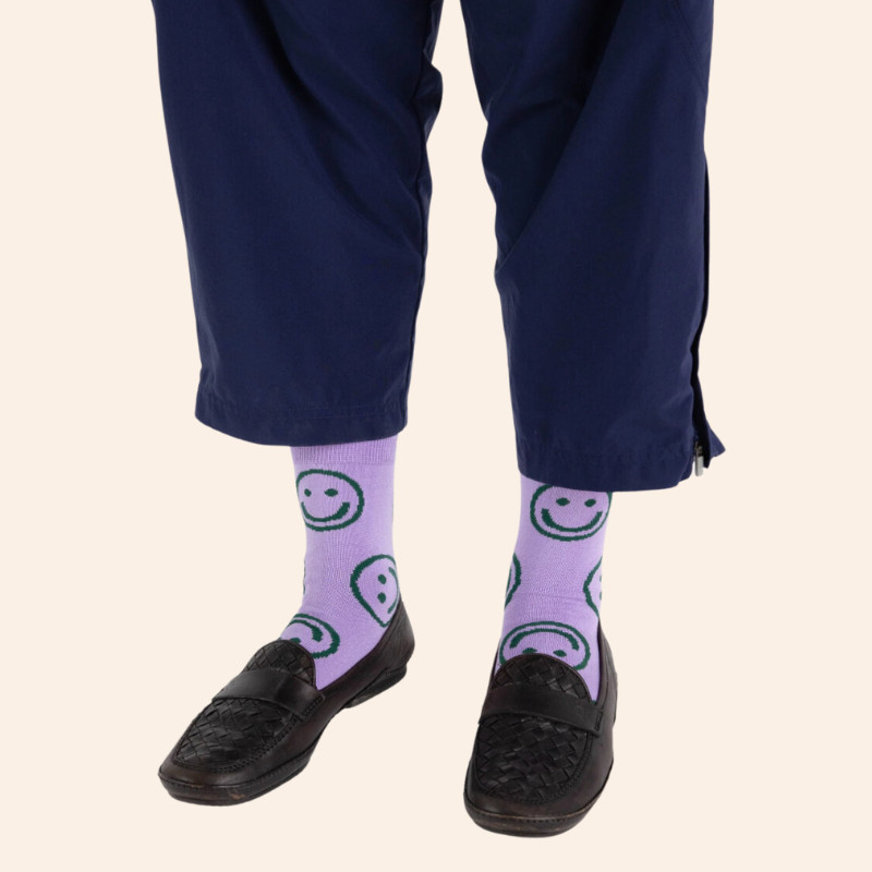 Baggu Happy Socks - Lavender