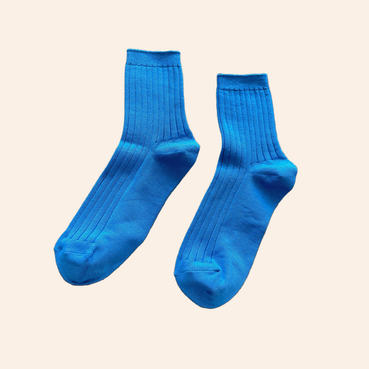 Her Socks - Electric Blue