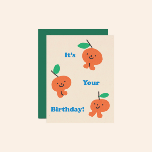 Birthday Oranges Card