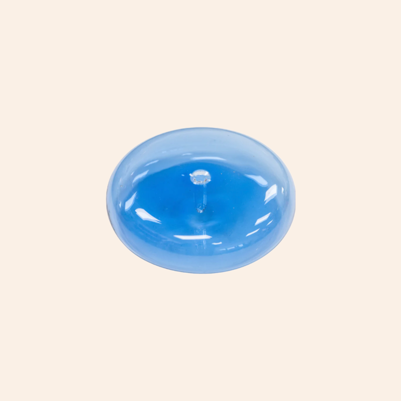 Glass Incense Holder - Blue