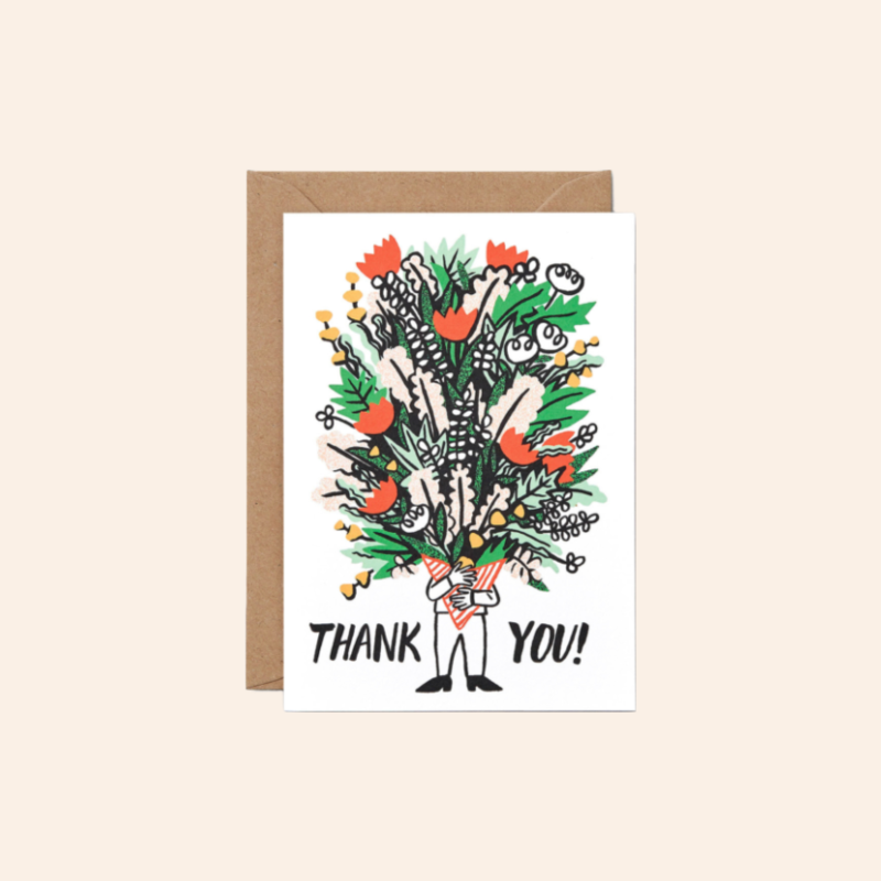 Bunch Of Flowers Card