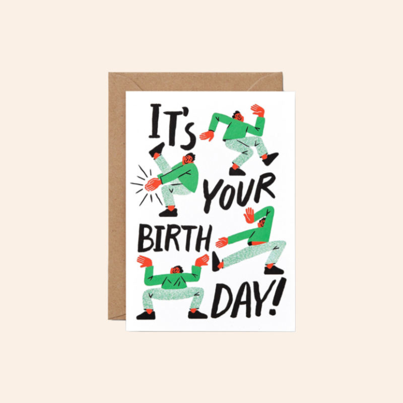 Birthday Dance Card