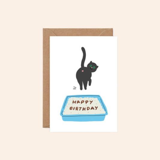 Cat Litter Card