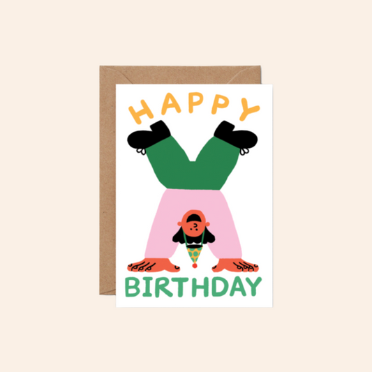 Birthday Handstand Card