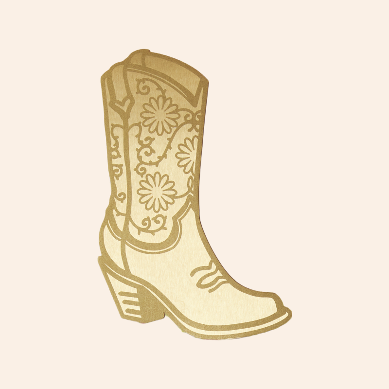 Metal Bookmark - Cowboy Boot