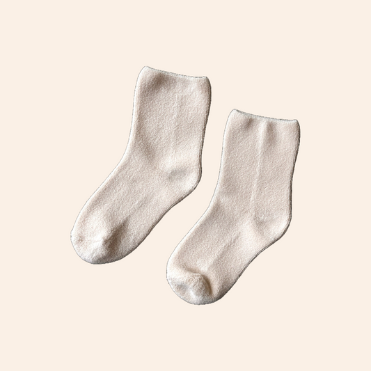 Cloud Socks - Ecru