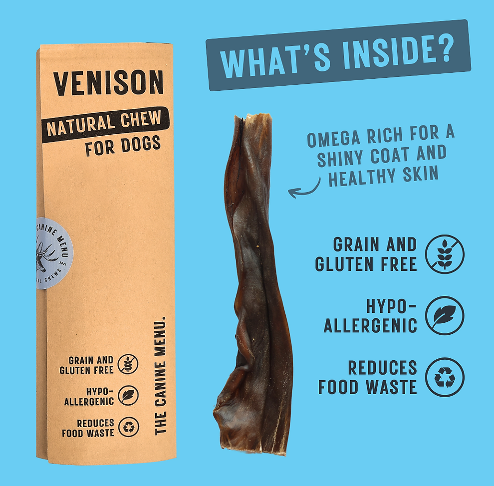 Natural Dog Chew - Venison