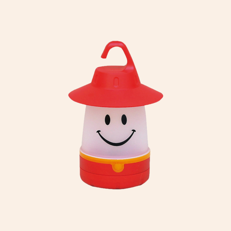 Smile Portable Lantern - Scarlet Red