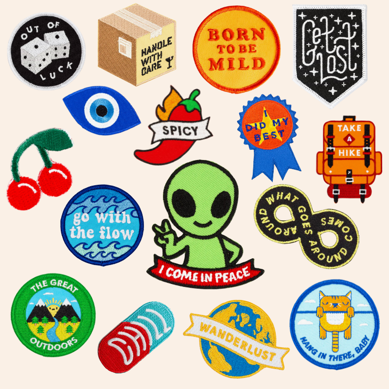 These Are Things Iron-On Patches