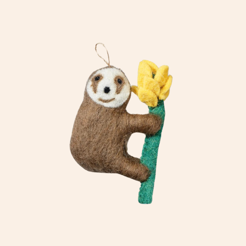 Eco Cat Toy - Sally Sloth