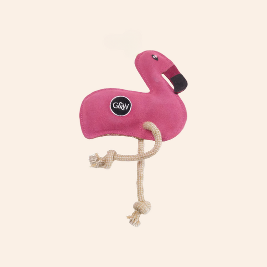 Eco Dog Toy - Floyd Flamingo