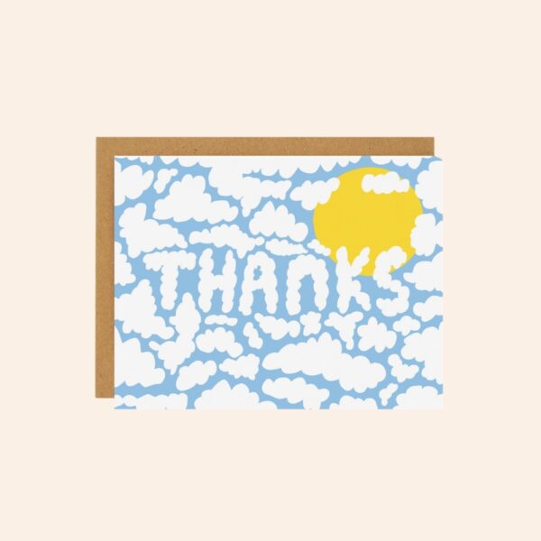 Thanks Clouds Card